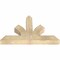 Ekena Millwork Richland Rough Sawn Timber Gable Bracket, Douglas Fir, 36"W x 23"H x 4"D x 4"F, 15/12 Pitch GBW036X23X0404RIC00RDF - alternate 3